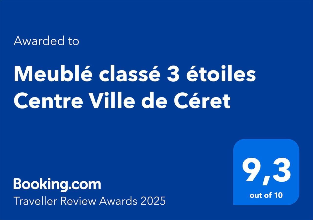Meuble Classe 3 Etoiles Centre Ville De Ceret Bagian luar foto
